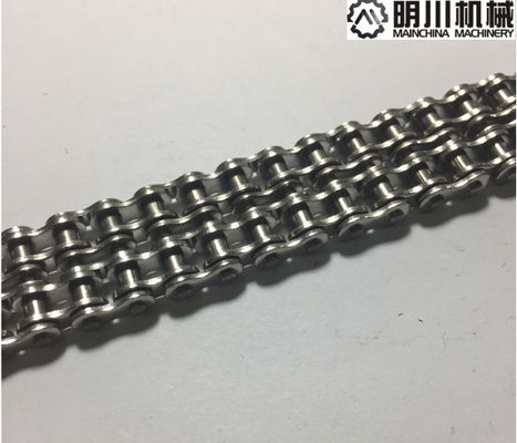 中国 銀25Hの6.35mmピッチが付いているステンレス製のコンベヤーの鎖 サプライヤー